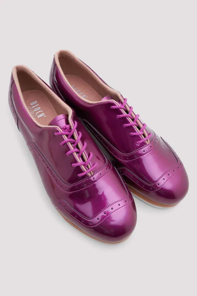 Bloch Mens Adults Mens Jason Samuels Smith Patent Tap Shoes Metallic Purple