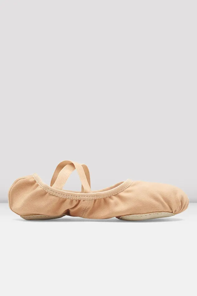 Bloch Mens Adults Mens Performa Stretch Canvas Ballet Shoes Sand Canvas