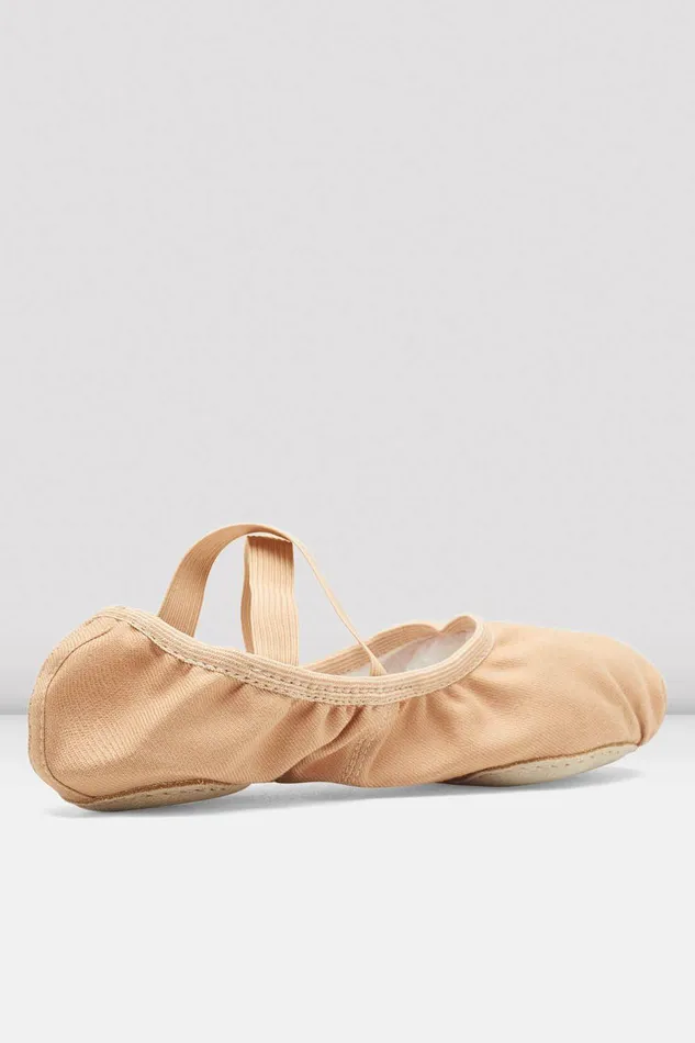 Bloch Mens Adults Mens Performa Stretch Canvas Ballet Shoes Sand Canvas