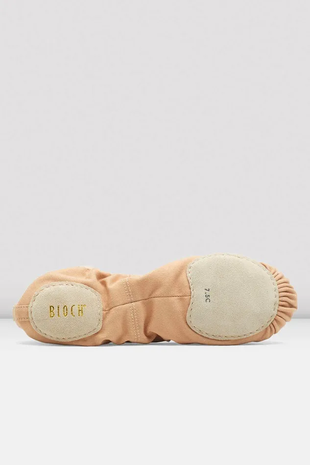 Bloch Mens Adults Mens Performa Stretch Canvas Ballet Shoes Sand Canvas