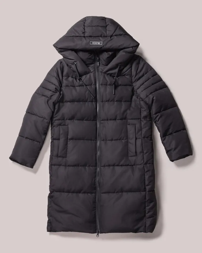 Bloch Outerwear Adults Bloch Longline Puffer Black Bloch Outerwear Adults Bloch Longline Puffer Black