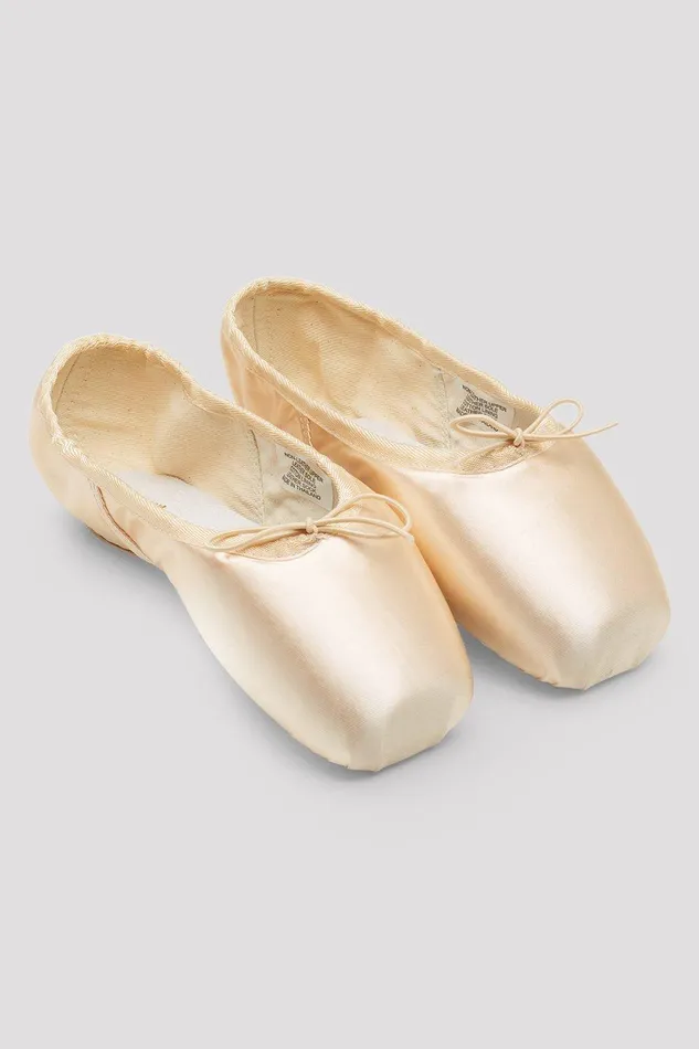 Bloch Pointe Adults Balance European Strong Longer Length Pointe Shoes Pink Satin