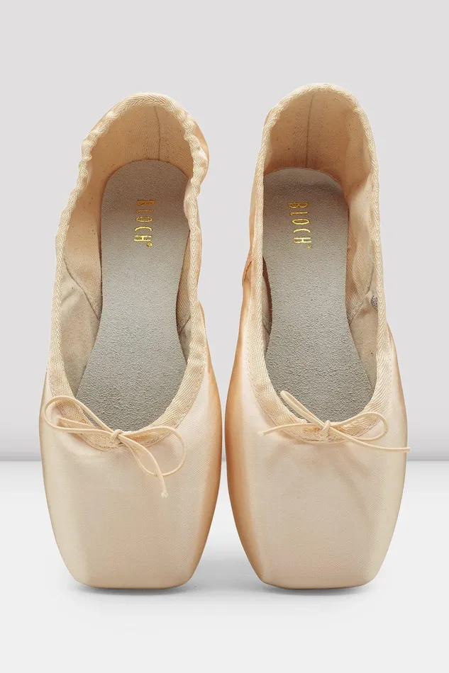 Bloch Pointe Adults Balance European Strong Longer Length Pointe Shoes Pink Satin