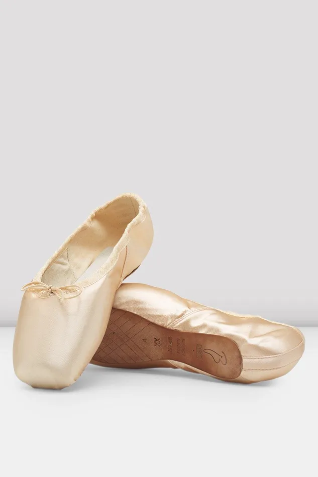 Bloch Pointe Adults European Balance Longer Length Pointe Shoes Pink Satin