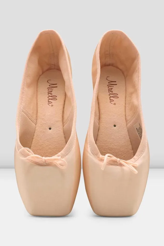 Bloch Pointe Adults Mirella Whisper Pointe Shoes Pink Satin
