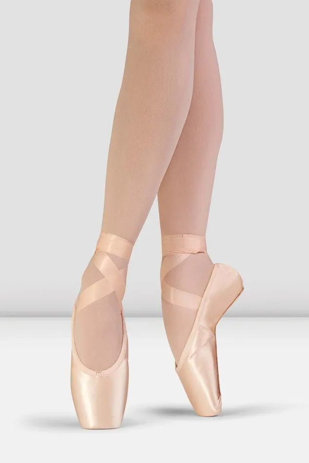 Bloch Pointe Adults Synthesis Stretch Pointe Shoes Pink Satin