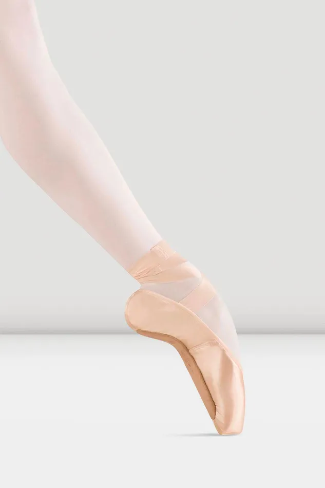 Bloch Pointe Adults Tensus Demi Pointe Shoes Pink Satin