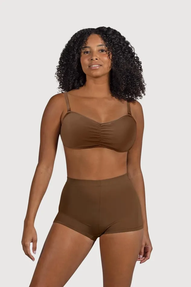 Bloch Shorts and Briefs Adults Ladies Capella High Waist Short Cocoa