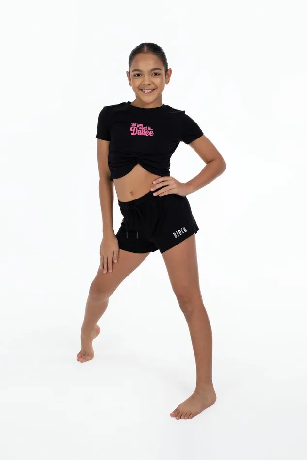 Bloch Shorts and Briefs Children Bloch X Flo Active Track Shorts Black