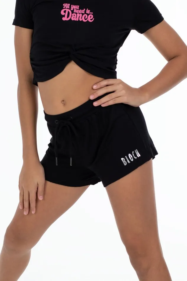 Bloch Shorts and Briefs Children Bloch X Flo Active Track Shorts Black Bloch Shorts and Briefs Children Bloch X Flo Active Track Shorts Black