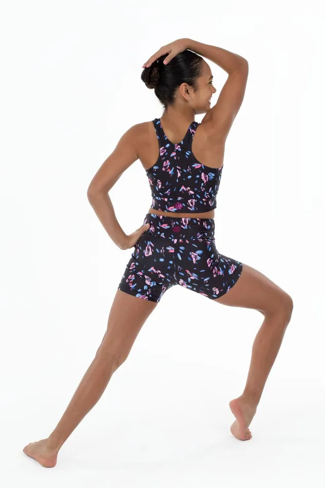 Bloch Shorts Children Bloch X Flo Active Nicole Bike Shorts Falling Petal