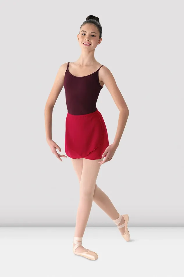 Bloch Skirts and Tutus Adults Ladies Mirella Georgette Wrap Skirt Garnet