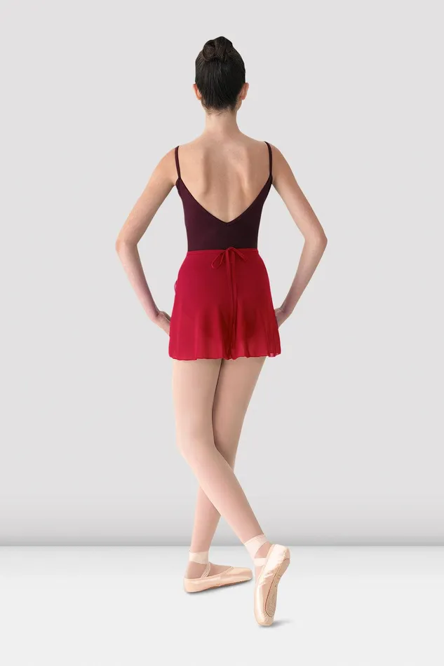 Bloch Skirts and Tutus Adults Ladies Mirella Georgette Wrap Skirt Garnet