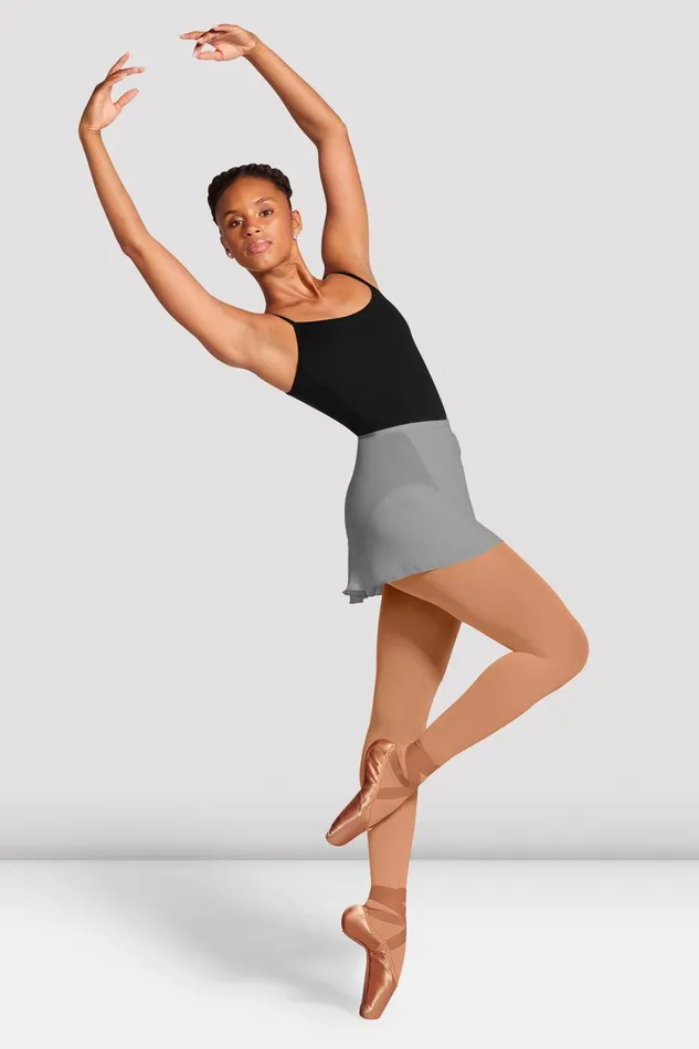 Bloch Skirts and Tutus Adults Ladies Vera Wrap Ballet Skirt Grey