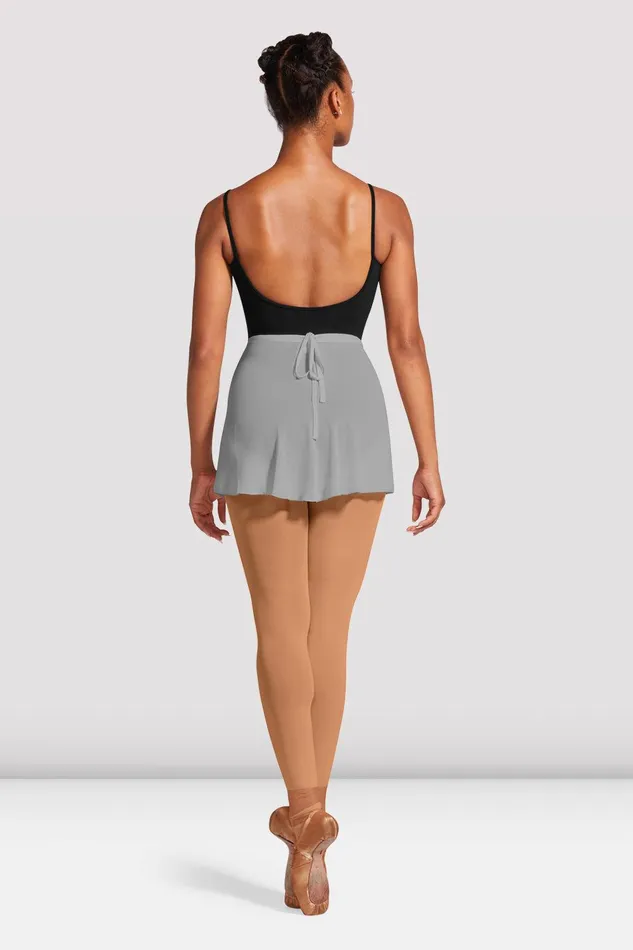 Bloch Skirts and Tutus Adults Ladies Vera Wrap Ballet Skirt Grey