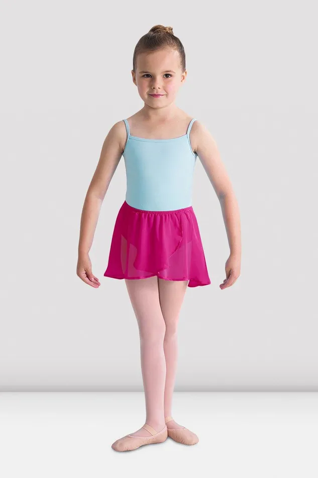 Bloch Skirts and Tutus Children Girls Barre Stretch Waist Ballet Skirt Berry Georgette