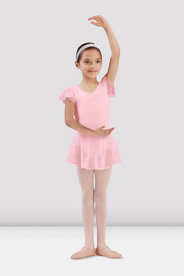 Bloch Skirts and Tutus Children Girls Olesia Georgette Sequin Skirt Candy Pink