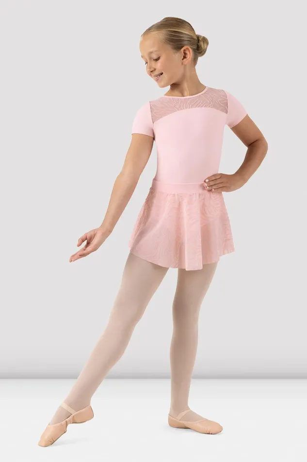 Bloch Skirts and Tutus Children Girls Olivia Mesh PullOn Skirt Candy Pink