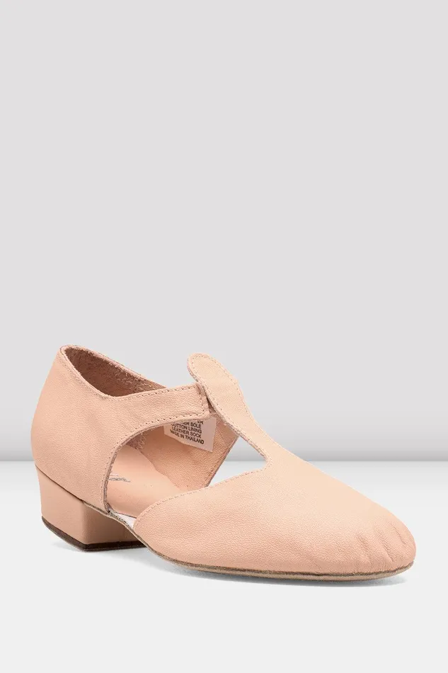 Bloch Teaching Adults Ladies Grecian Sandal Teaching Shoes Pink Leather