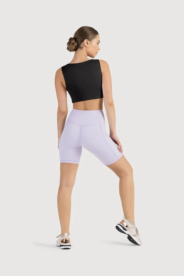 Bloch Tops Adults Bloch Technique High Neck Crop Graphite Bloch Tops Adults Bloch Technique High Neck Crop Graphite