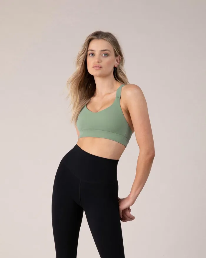 Bloch Tops Adults Blocheverhold Criss Cross Bra Washed Moss Bloch Tops Adults Blocheverhold Criss Cross Bra Washed Moss