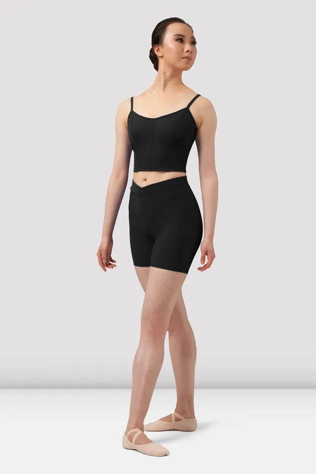 Bloch Tops Adults Ladies Mirella Chevron Camisole Crop Top Black