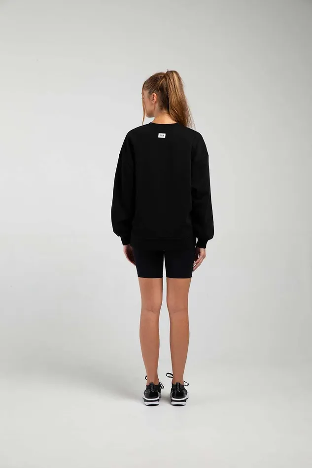 Bloch Tops Adults OffDuty Oversized Crew Sweatshirt Black Bloch Tops Adults OffDuty Oversized Crew Sweatshirt Black