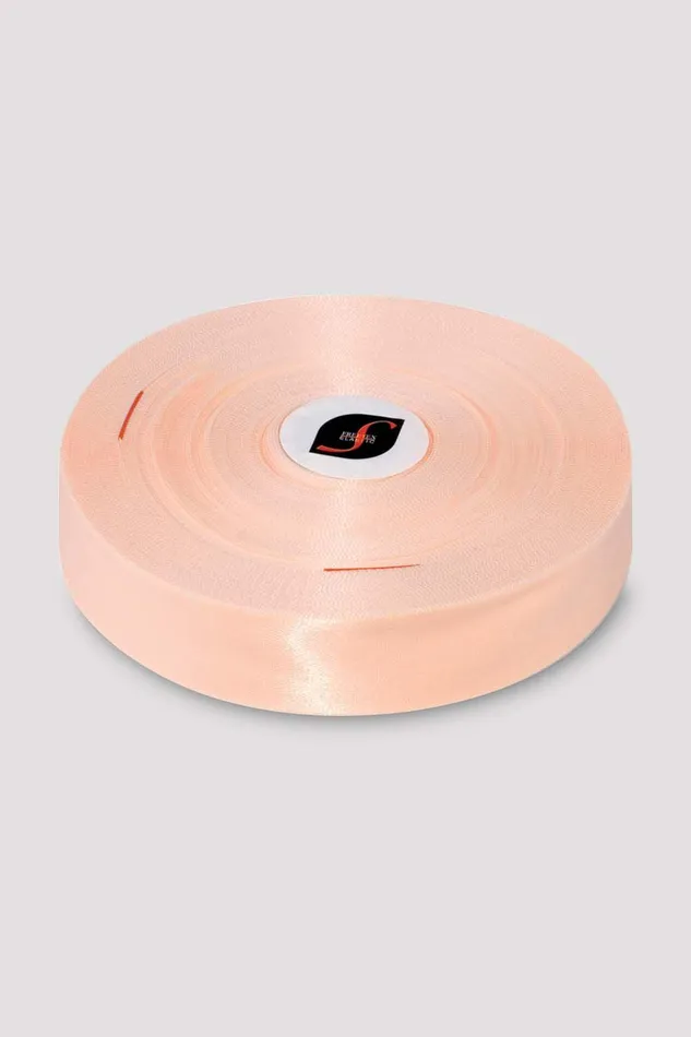 Bloch Training Essentials Accessories Soft Satin Ribbon Roll 328yds30m Pink Satin