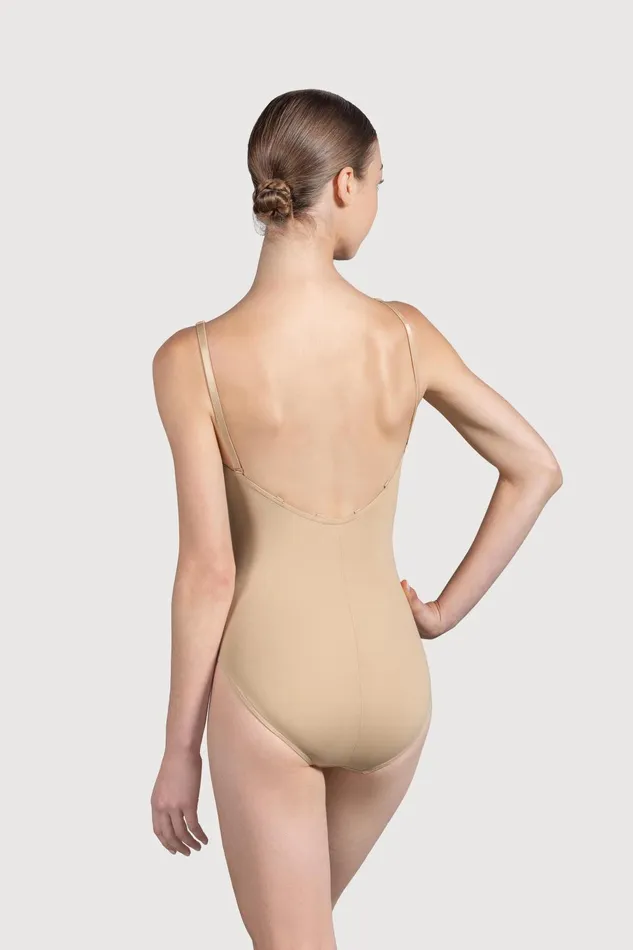 Bloch Underwear Adults Ladies Estrella Adjustable Strap Bodysuit Sand