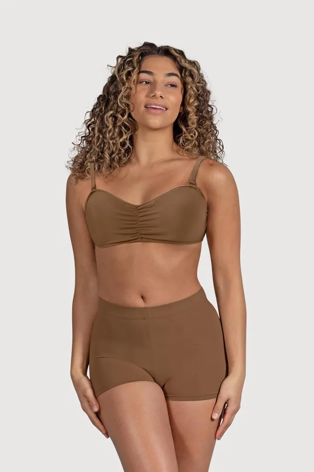 Bloch Underwear Adults Ladies Vela Bandeau Bra Almond Bloch Underwear Adults Ladies Vela Bandeau Bra Almond