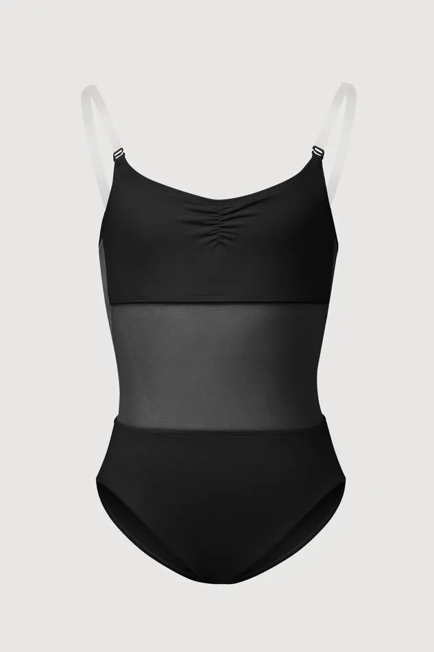 Bloch Underwear Children Girls Sunna Mesh Panel Bodysuit Black