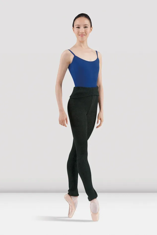 Bloch Warmups Adults Ladies Marcie Warm Up Roll Over Pant Black