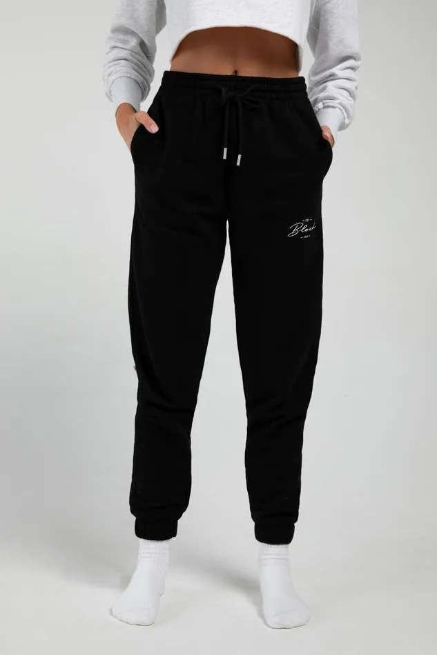 Bloch Warmups Adults OffDuty High Waist Joggers Black Bloch Warmups Adults OffDuty High Waist Joggers Black