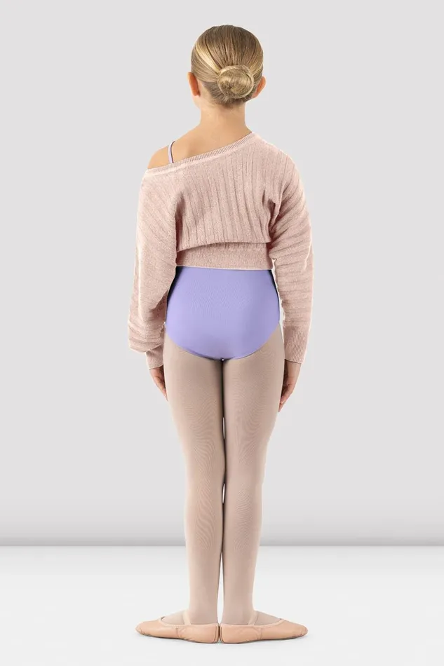 Bloch Warmups Children Girls Jasmine Cropped Sweater Candy Pink Bloch Warmups Children Girls Jasmine Cropped Sweater Candy Pink