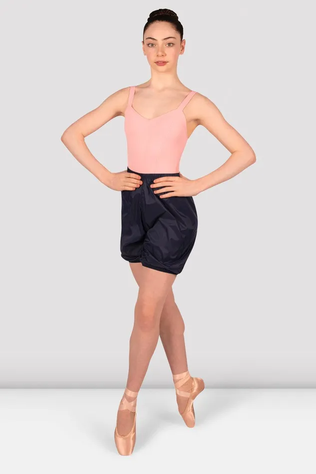 Bloch Warmups Children Girls Ripstop Shorts Black