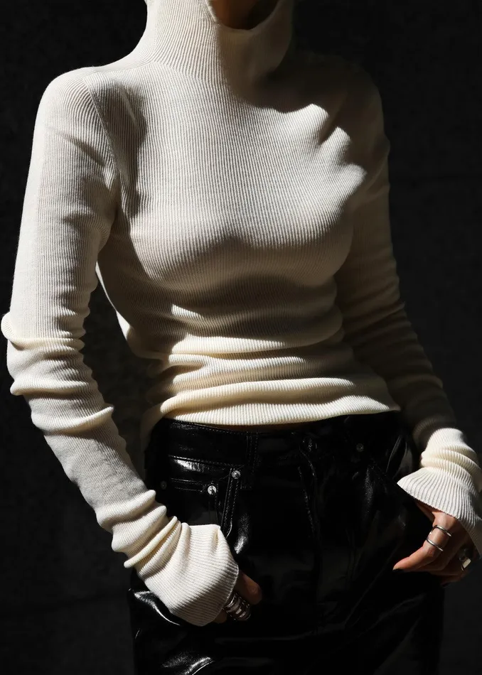 Brandi Knit Hoodie Top 8211 White Women The Frankie Shop Clothing