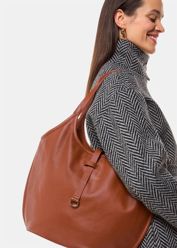 Brown Leonora Tote Bag Women Whistles Leather