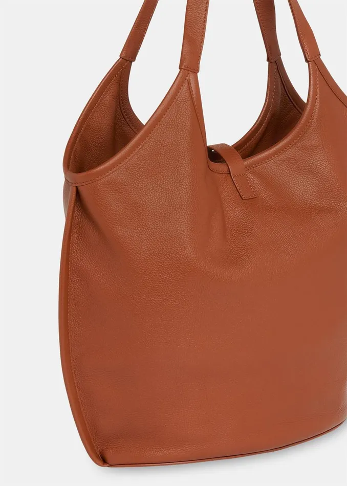 Brown Leonora Tote Bag Women Whistles Leather