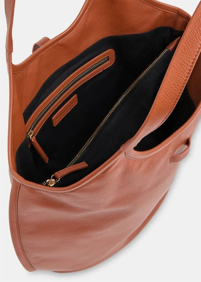 Brown Leonora Tote Bag Women Whistles Leather