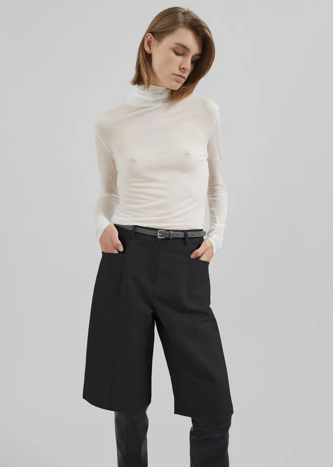 Cairo Bermuda Shorts 8211 Black Women The Frankie Shop Clothing