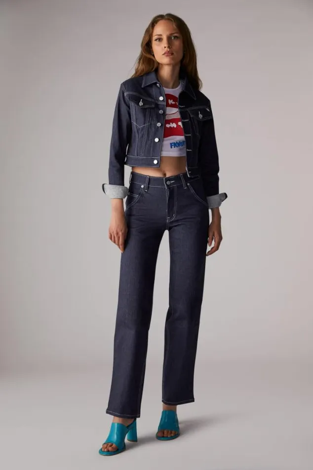Carpenter Denim Jeans Indigo Indigo Women Fiorucci
