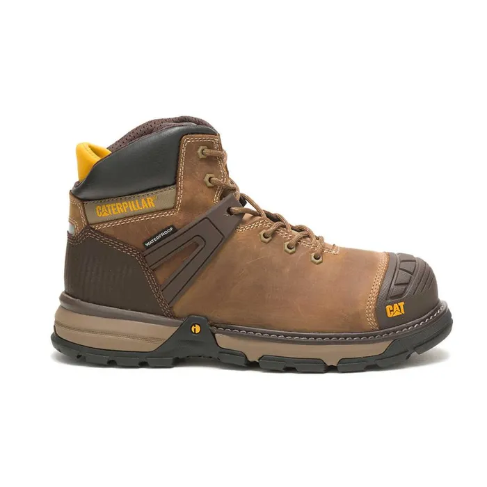 Cat Footwear Boots Men Excavator Superlite Waterproof Soft Toe Work Boot
