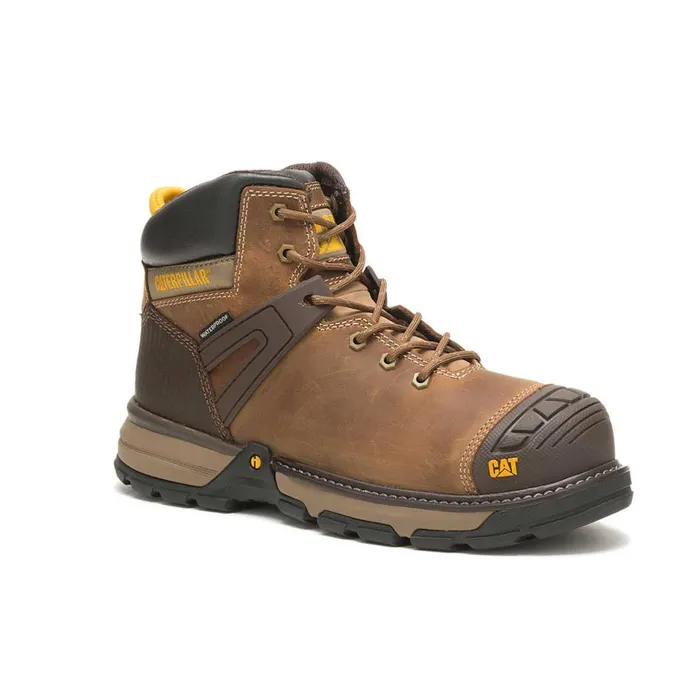 Cat Footwear Boots Men Excavator Superlite Waterproof Soft Toe Work Boot