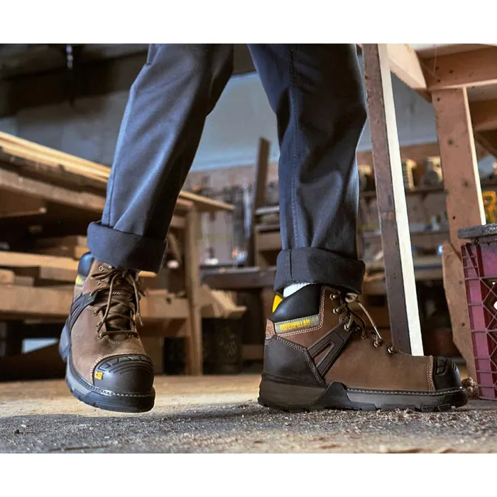 Cat Footwear Boots Men Excavator Superlite Waterproof Soft Toe Work Boot