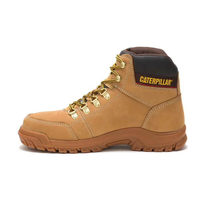 Cat Footwear Boots Men Outline Steel Toe Work Boot