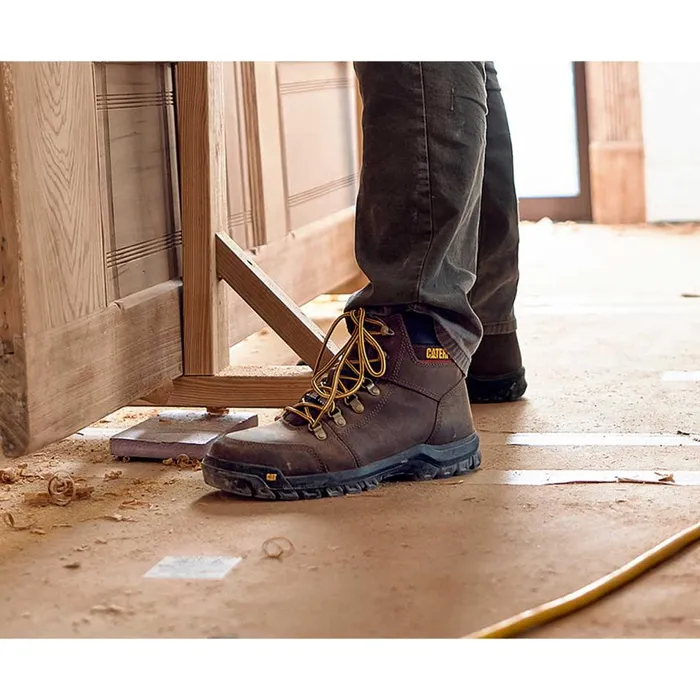 Cat Footwear Boots Men Outline Steel Toe Work Boot
