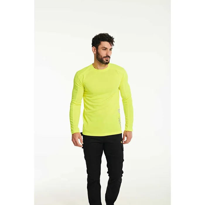 Cat Footwear Tops and Outerwear Men Coolmax Long Sleeve Tee