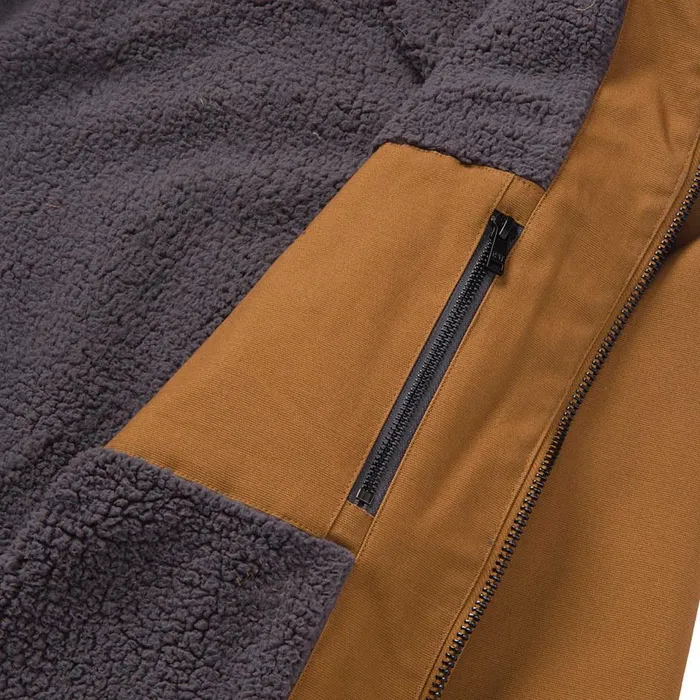 Cat Footwear Tops and Outerwear Men Hooded SherpaLined Jacket