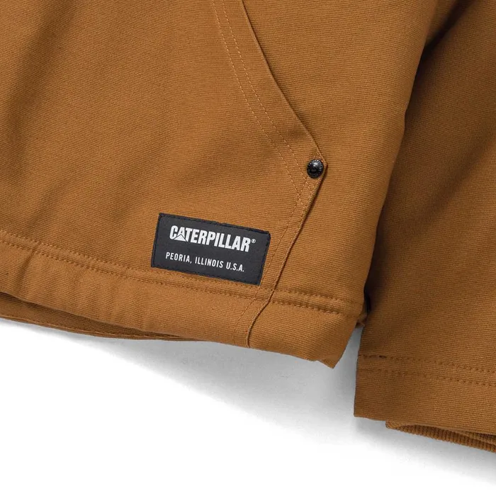 Cat Footwear Tops and Outerwear Men Hooded SherpaLined Jacket