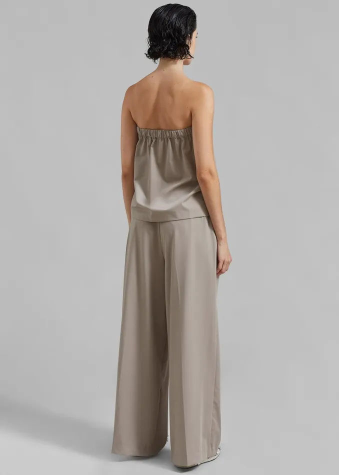 Catalina Tube Top 8211 Grey Women The Frankie Shop Clothing